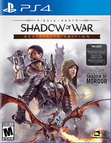 PS4 Juego Middle Earth Shadow of War Definitive Edition