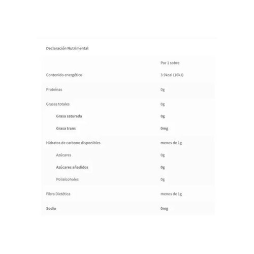 Endulzante Natural En Polvo A Base De Stevia 60 Sobres Ebien