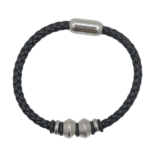 Pulsera Boscaini Con Dije De Acero 770502