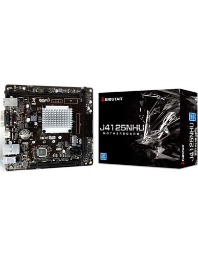Tarjeta Madre Biostar Mini ITX J4125NHU, Intel Celeron J4125 Integrada 