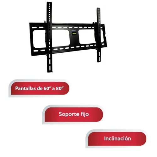 Soporte de Pared Fijo con Inclinación para Pantallas de 32 a 70 Pulgadas / Master / HO-FREE-COMBO2