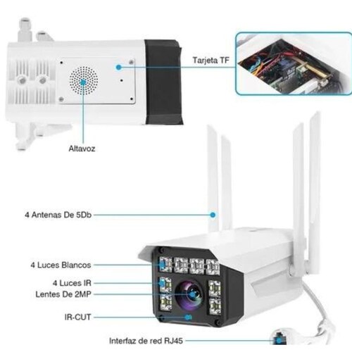 Cámara de seguridad Gadgets & Fun monitoreo WIFI