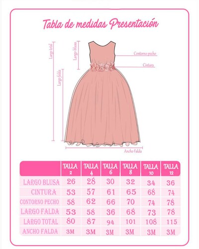 Vestido Niña Fiesta Elegante Maylin Karoline