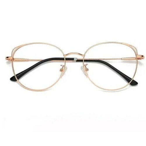 Gafas De Moda Con Marco Metálico Filtro De Luz Azul Lentes