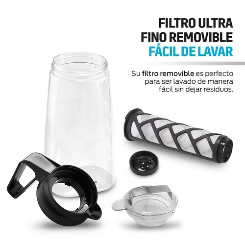 Cafetera Jarra Cold Brew 2 Litros para Café Frío Infusiones de Té Redlemon