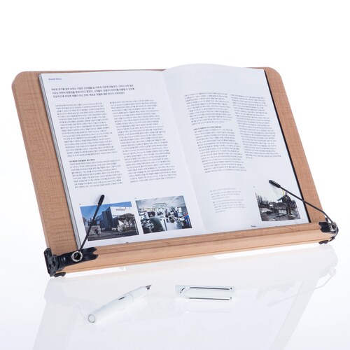 AGBOX Soporte Portátil De Madera Color Negro LTOFH001.