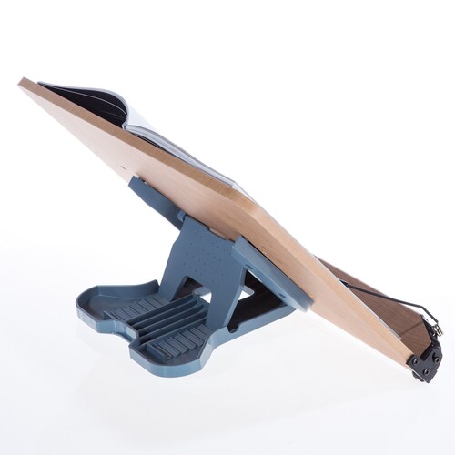 AGBOX Soporte Portátil De Madera Color Negro LTOFH001.