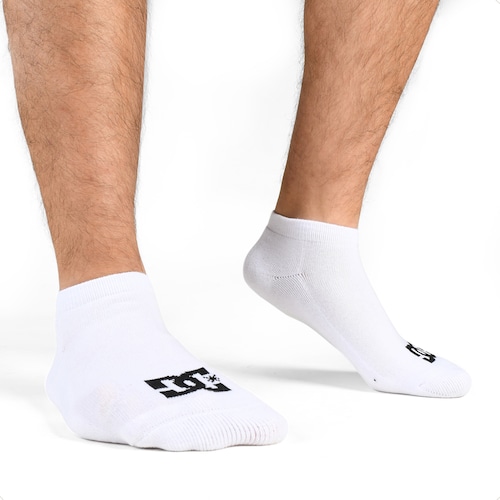 Calcetines Dc Shoes Hombre Blanco SPP Ankle 3 Pack Casual ADYAA03151WBB0