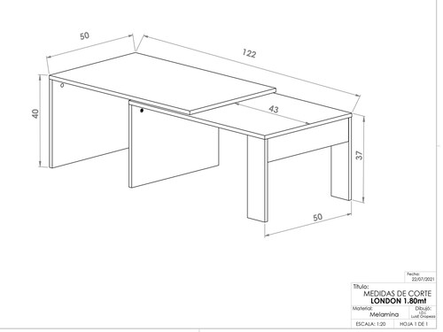 Mesa de Centro Barceló Negro