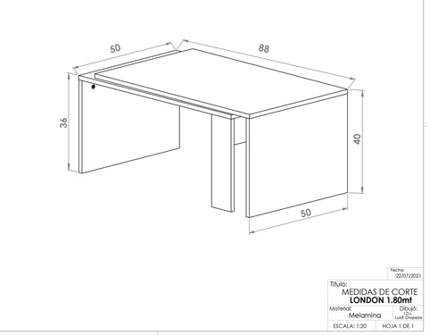 Mesa de Centro Barceló Negro