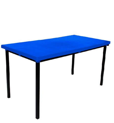 Mesa infantil para preescolar o kinder con cubierta de polipropileno de 60x80