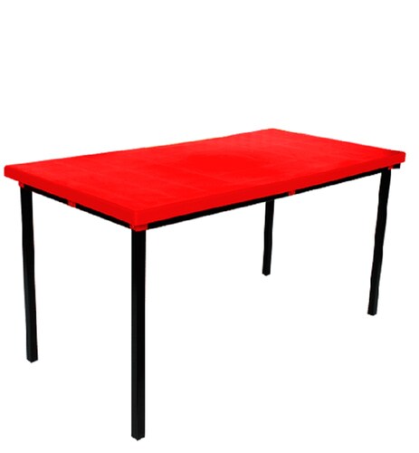 Mesa infantil para preescolar o kinder con cubierta de polipropileno de 60x80