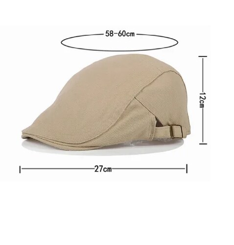 Pack Gorra Boina Para Hombre Negro y Caqui