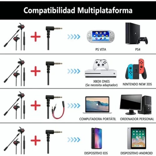 Audífonos Gamer Con Micrófono Inalámbrico Para Pc Xbox Ps4.