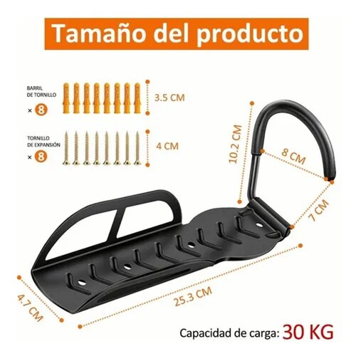 Kubo. Gancho De Pared Para Bicicleta Soporte Para Bicicleta