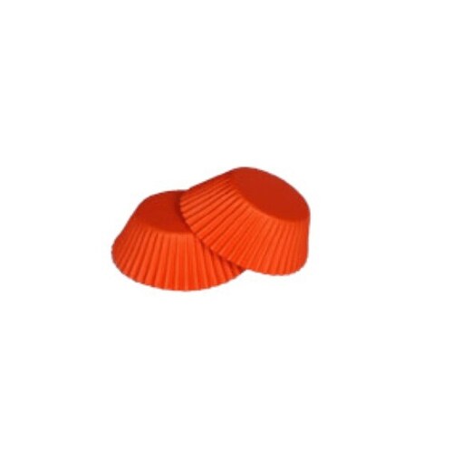 Capacillo Estándar Color Naranja Liso 100 Piezas