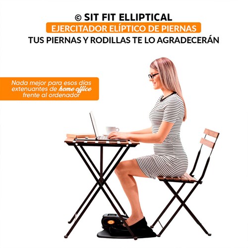 Escaladora Elíptica Sit Fit Eliptical  Quick Fit Pro incluye Calcetas Compresión .