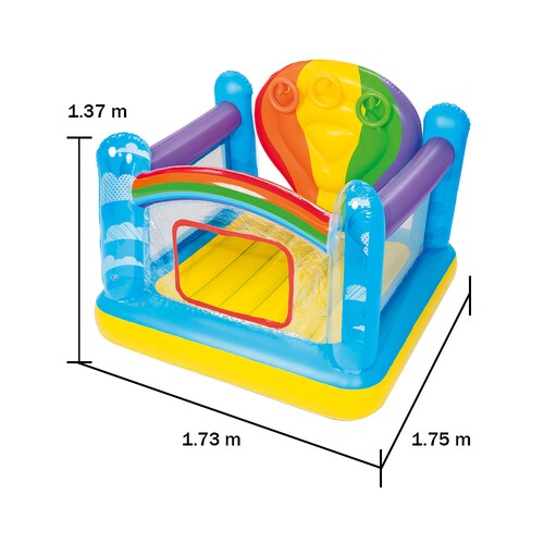 Castillo Inflable Brincolin Infantil Diseño Arcoiris Rainbow