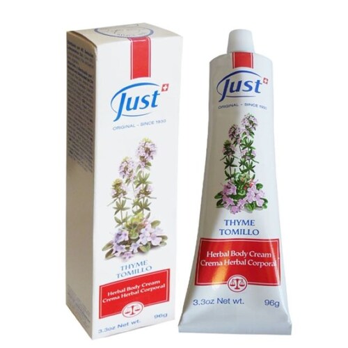 Tomillo Crema Herbal Corporal Swiss Just 96g 