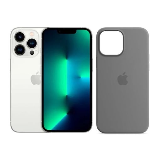 Apple IPhone 13 Pro Max Blanco 128g GB reacondicionado + Funda Protectora.