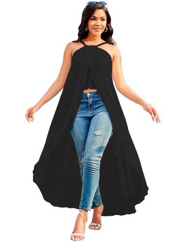 Maxi blusa de tirantes casual