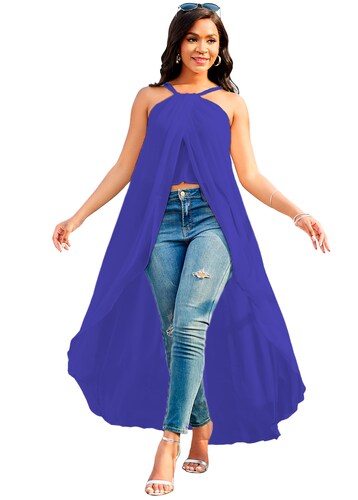 Maxi blusa de tirantes casual