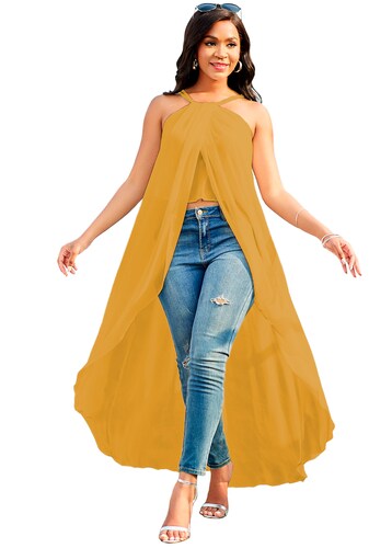 Maxi blusa de tirantes casual