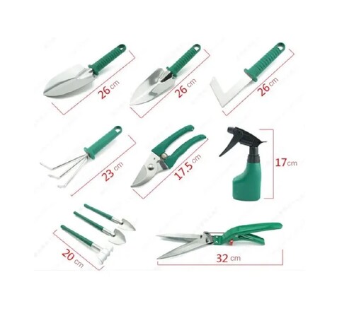Juego Herramientas De Jardinería Acero Inoxidable