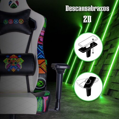 Silla Gamer Xbox Edición Especial Huichol Confeccionada en koskin 