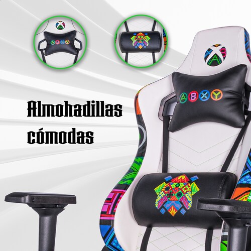 Silla Gamer Xbox Edición Especial Huichol Confeccionada en koskin 