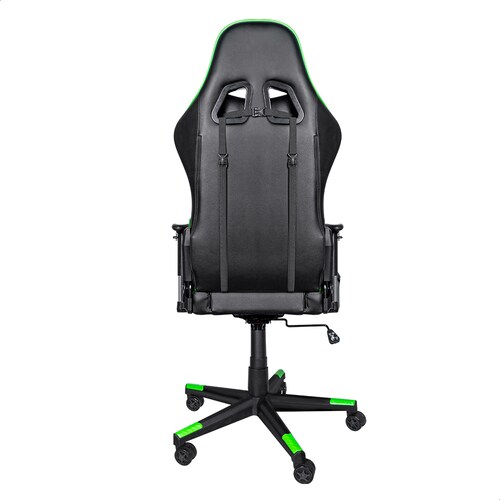 Silla Gamer Xbox Essential Ergonómica de Negro/Verde  Confeccionada en koskin 