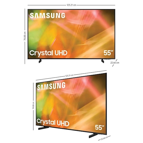 Pantalla Samsung 55 Pulgadas Smart TV Crystal UHD 4K a precio de