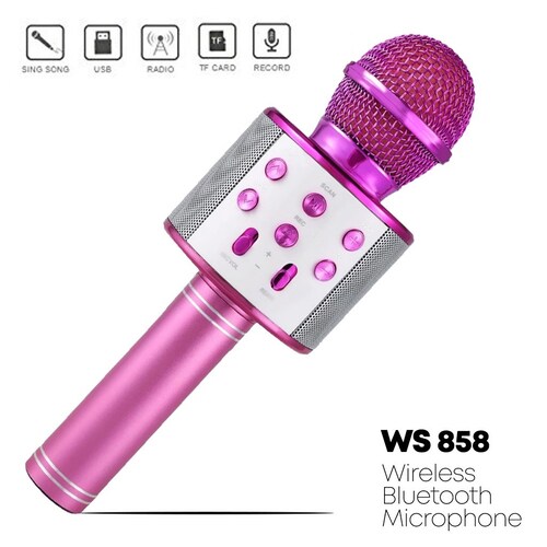 MICRÓFONO INALÁMBRICO KARAOKE BLUETOOTH .