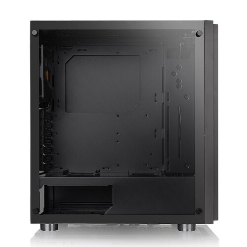 Gabinete Thermaltake H100 Tg, Midi-tower, Atx/micro Atx/mini-itx, Usb 3.0, Sin Fuente, Negro