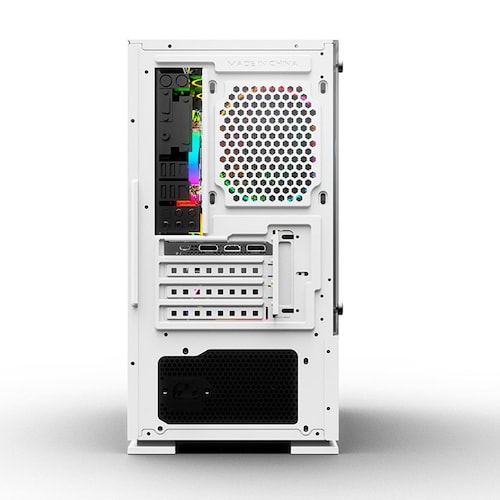 Gabinete Yeyian Haizen 2500, Midi-tower, Micro Atx/mini-atx, Usb 3.0, Sin Fuente, Blanco