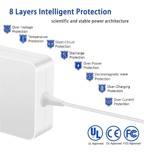 Cargador Compatible Para Macbook Pro Con Magsafe 2 85w T-tip.