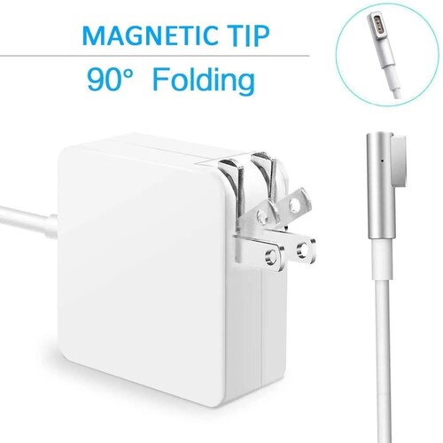 Cargador Compatible con MacBook Pro 60W, entrada tipo L.