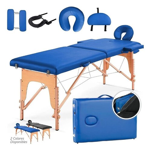 Cama Para Masaje Spa Portátil Reclinable Estuche Profesional.