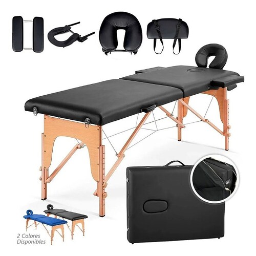 Cama Para Masaje Spa Portátil Reclinable Estuche Profesional.