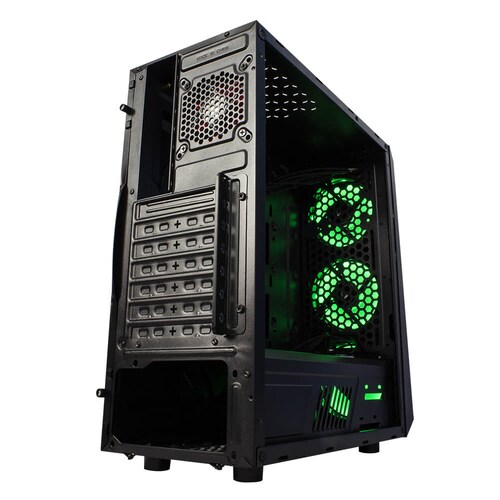 Gabinete Game Factor Csg502, Torre, Atx/micro Atx/mini-itx, Usb 2.0/3.0, Sin Fuente, Negro