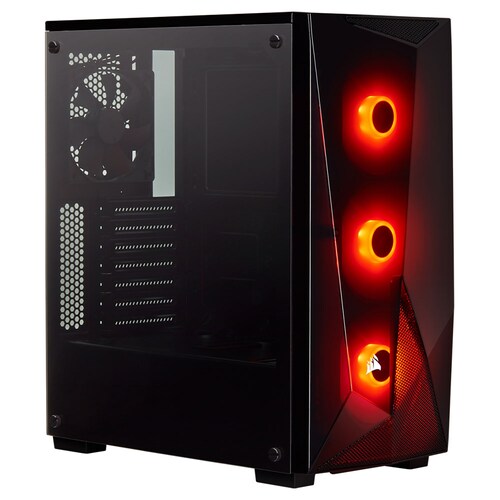 Gabinete Corsair Spec-delta Rgb, Midi-tower, Atx, Usb 3.0, Fuente De 650w, Negro