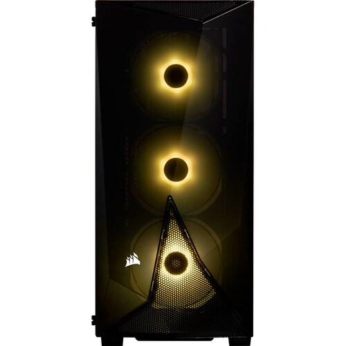 Gabinete Corsair Spec-delta Rgb, Midi-tower, Atx, Usb 3.0, Fuente De 650w, Negro