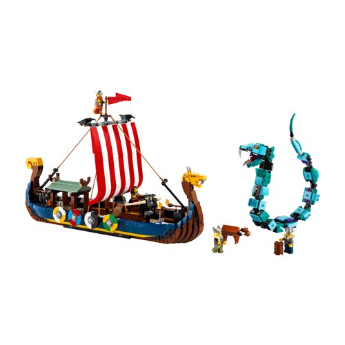 Lego 31132 Barco Vikingo y Serpiente Midgard