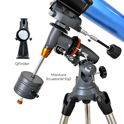 Telescopio Quasar Q90 Refractor Con Ocular Usb