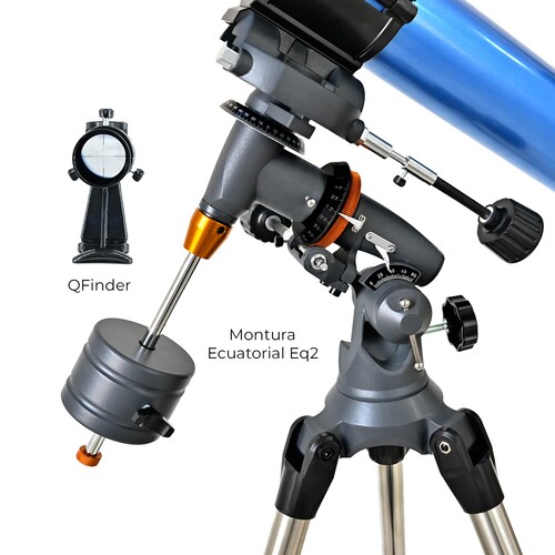 Telescopio Quasar Q90 Refractor Con Ocular Usb