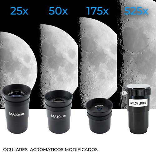 Telescopio Quasar Starter Q114 375x Con Cámara