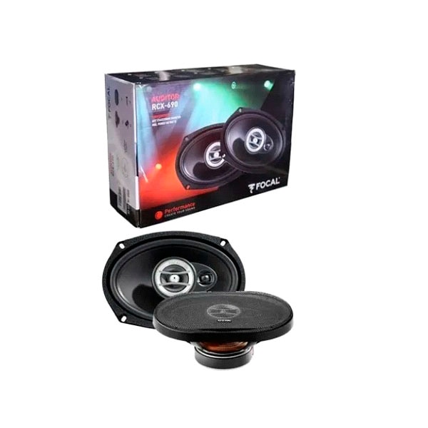 Altavoces Focal Performance Auditor RCX-690 6x9 Pulgadas 3 Vías – 160W Pico, 80W RMS, Tweeter De Cúpula Invertida