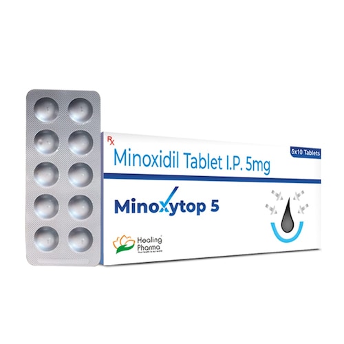 Minoxidil Pastillas 5mg Oral Minoxytop