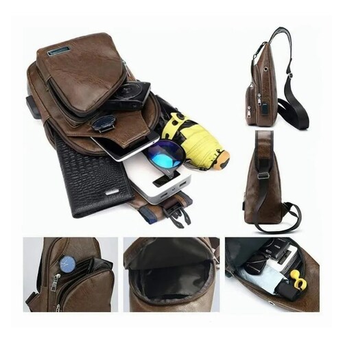 Mochila Impermeable Antirrobo De Viaje Para Hombre Negro