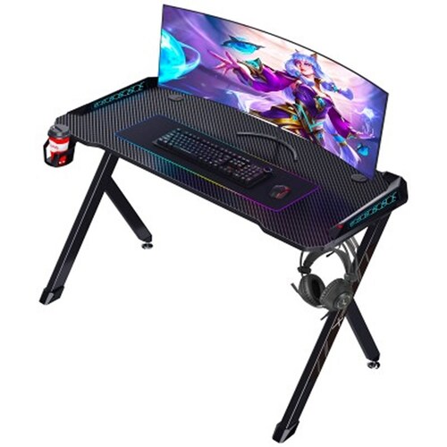 Escritorio Gamer con luz RGB